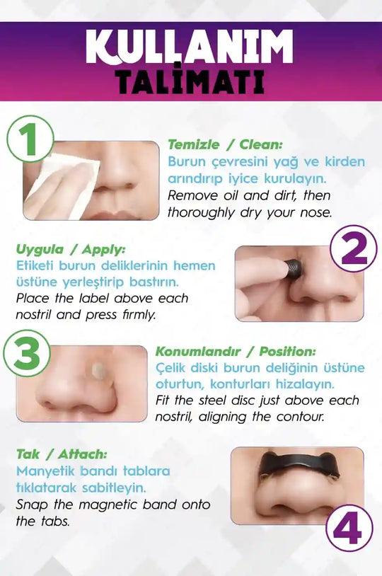 burun bandı kullanımı