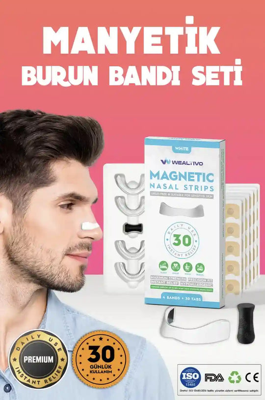 manyetik horlama burun bandı