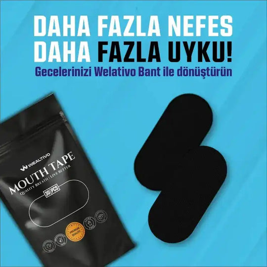uyku için ağız bandı