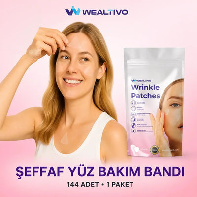 Wealtivo Şeffaf Yüz Bandı – 144 Parça