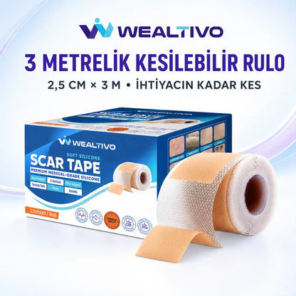 Wealtivo Premium Soft Silikon Bant 3m
