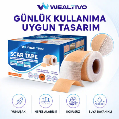 Wealtivo Premium Soft Silikon Bant 3m