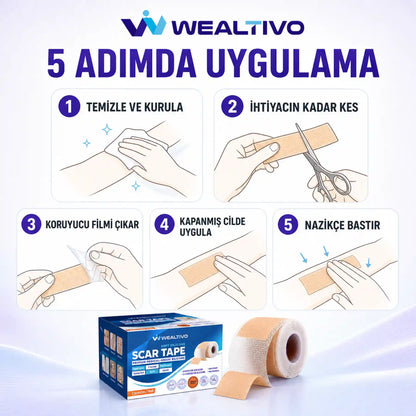 Wealtivo Premium Soft Silikon Bant 3m