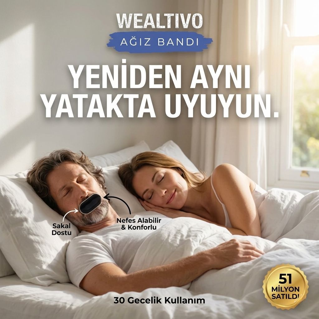 Wealtivo Premium Ağız Bandı 30'lu