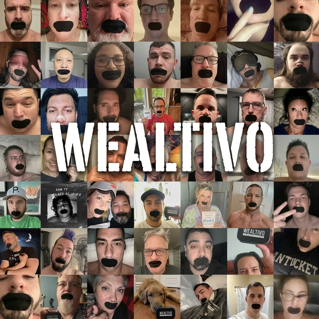 Wealtivo Premium Ağız Bandı 30'lu