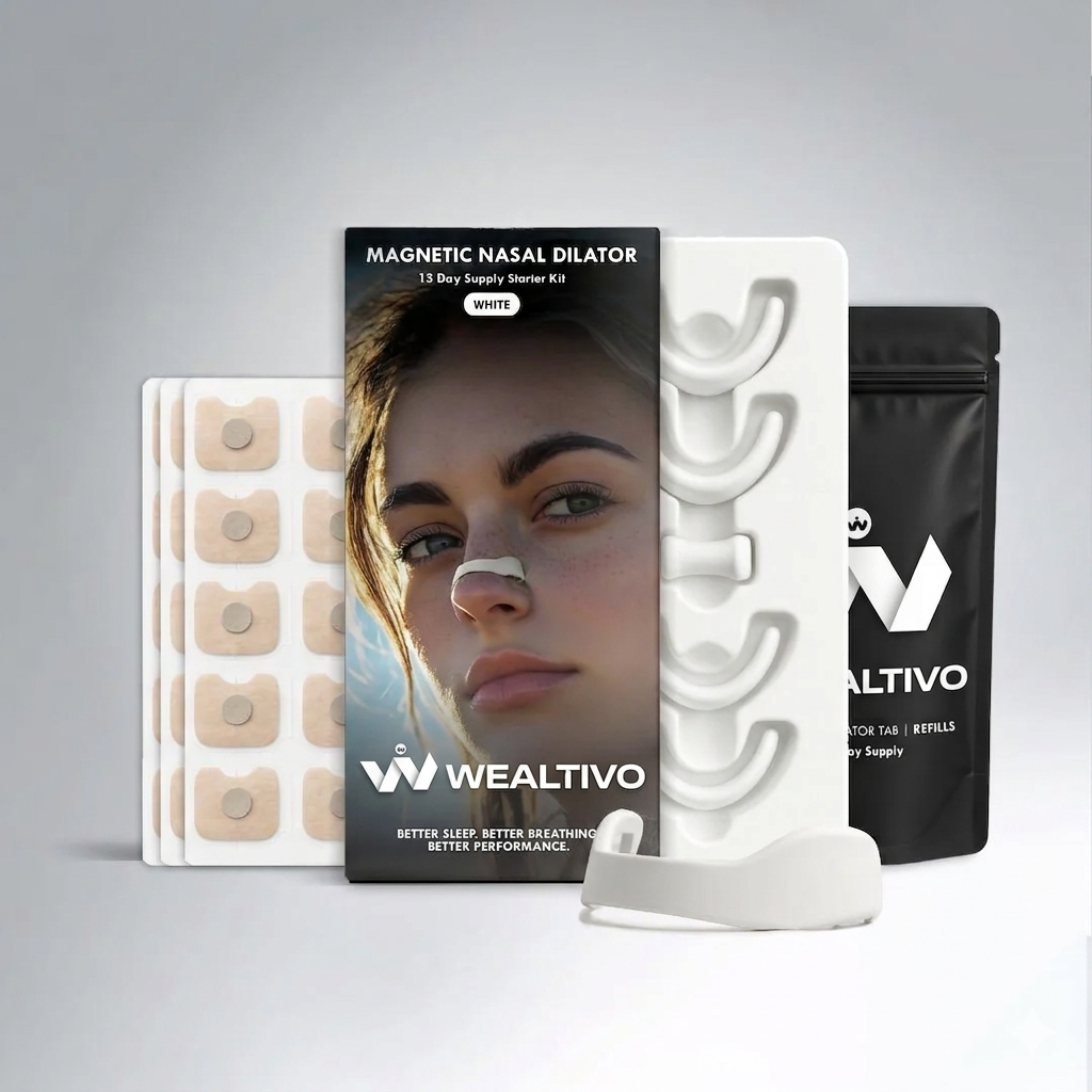 Wealtivo Premium Manyetik Burun Bandı Seti 30'lu