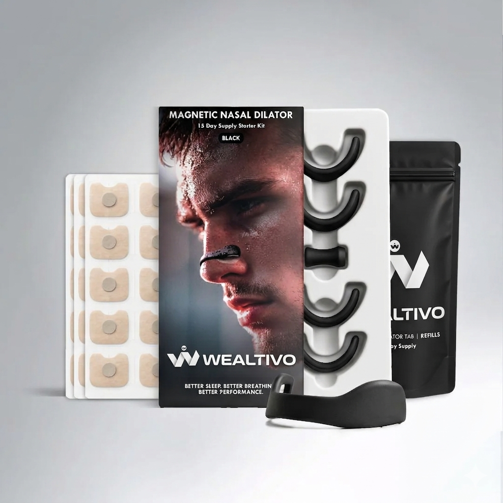 Wealtivo Premium Manyetik Burun Bandı Seti 30'lu