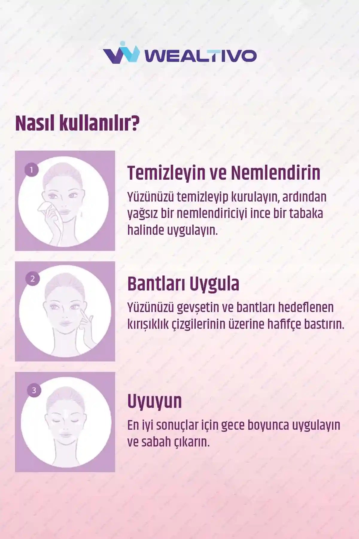 yüz bandı kullanımı