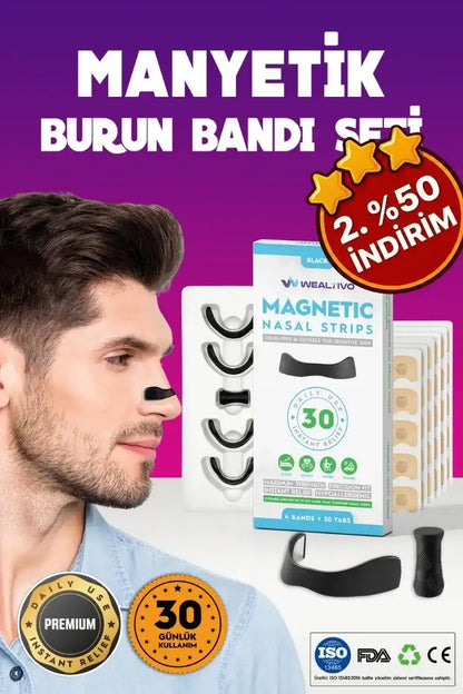 manyetik burun bandı