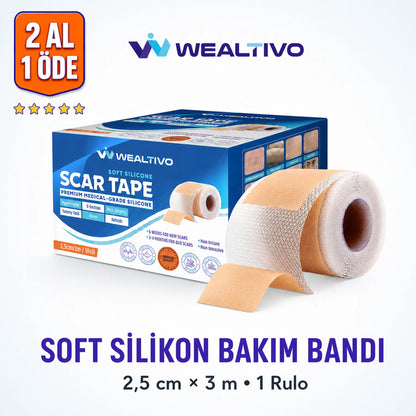 Wealtivo Premium Soft Silikon Bant 3m