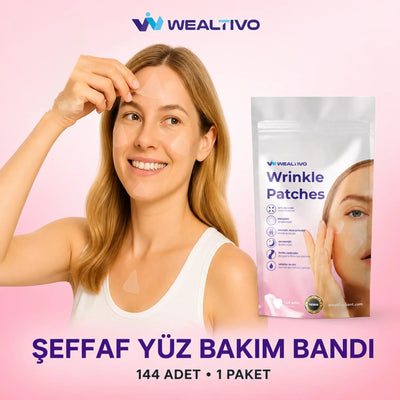 Wealtivo Şeffaf Yüz Bandı – 144 Parça